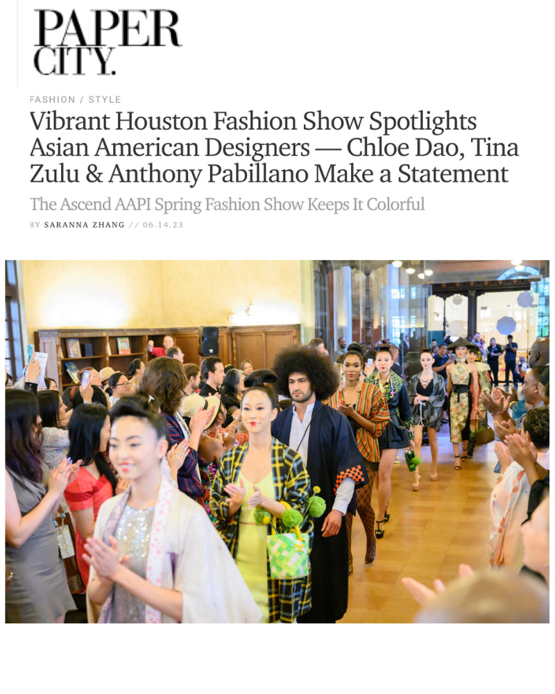PaperCity -Vibrant Houston Fashion Show Spotlights Asian American Designers — Chloe Dao, Tina Zulu & Anthony Pabillano Make a Statement